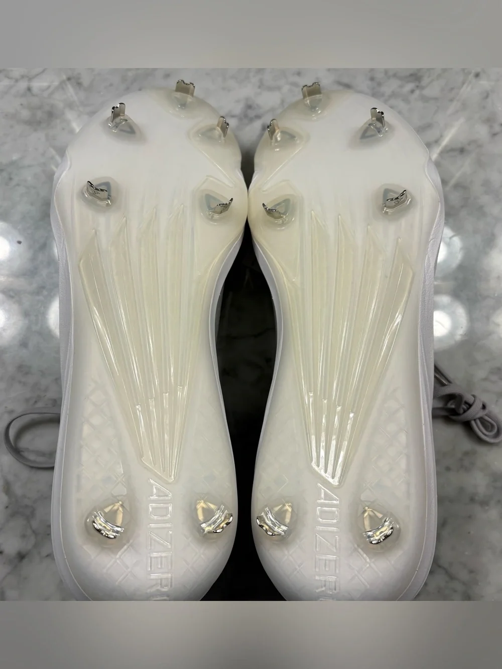 adidas Men's adizero Impact Baseball Metal Cleats Size 16 Metallic Silver